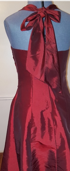 Formal Deep Red/Burgundy dress - Picture 4 of 5